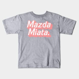 Faded Style Mazda Miata / MX5 Design Kids T-Shirt